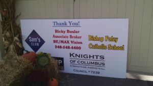 Rickey Busler of Remax Vision Sponorship at Hometown Harvest