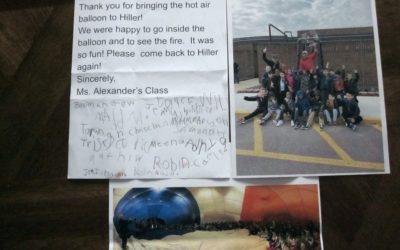 Bringing the RE/MAX Hot Air Balloon to Hiller Elementary School!