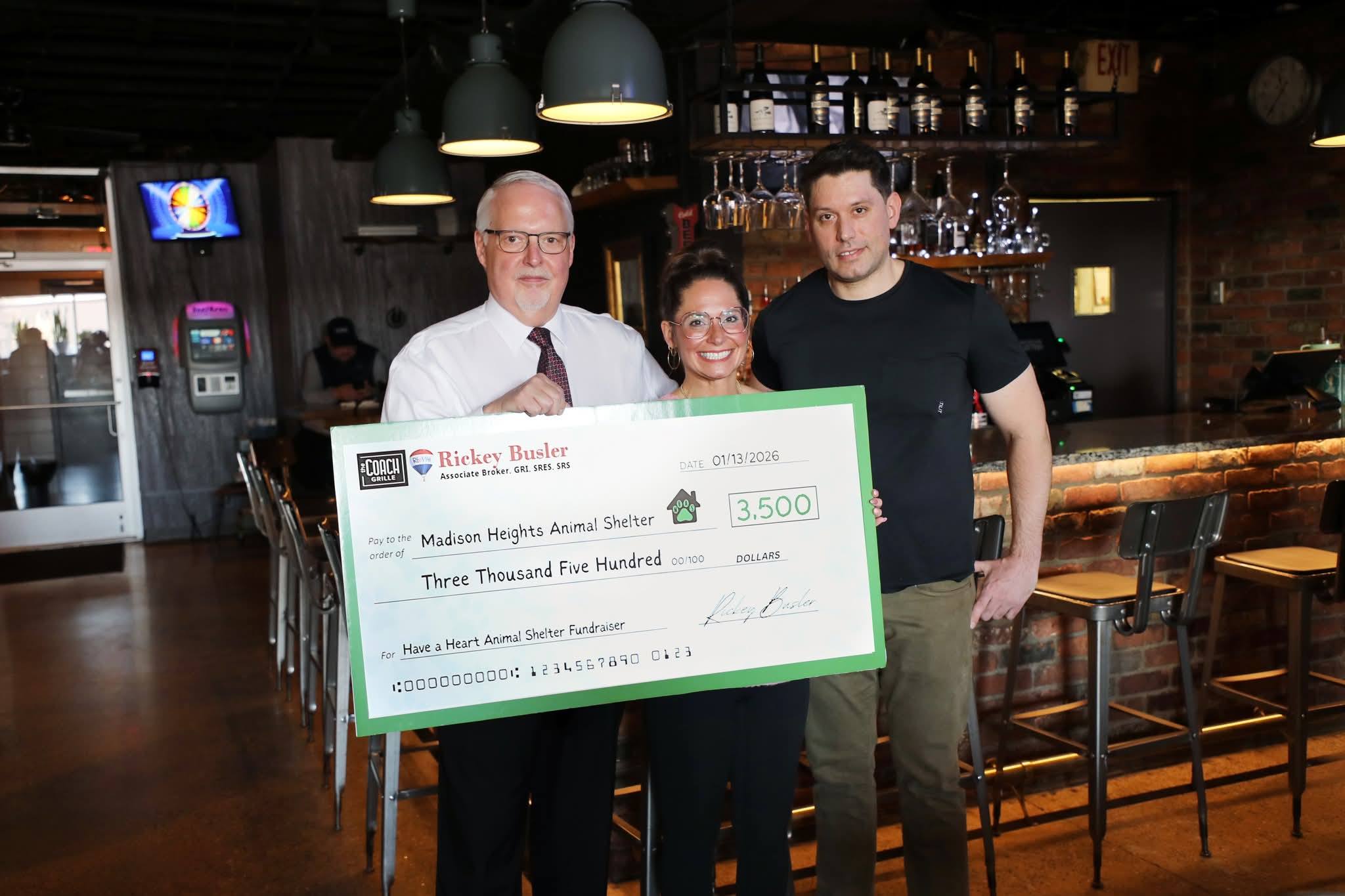 Have a Heart Fundraiser for the Madison Heights Animal Shelter, Finale!